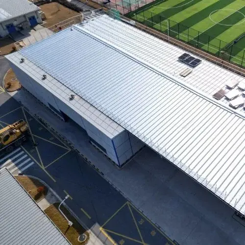 A commercial industrial building