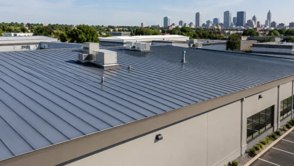 Low Slope Commercial Metal Roof