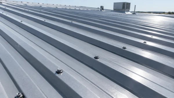 Ribbed Panel Exposed Fastener Metal Roof